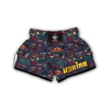 Circus Print Pattern Muay Thai Boxing Shorts-grizzshop