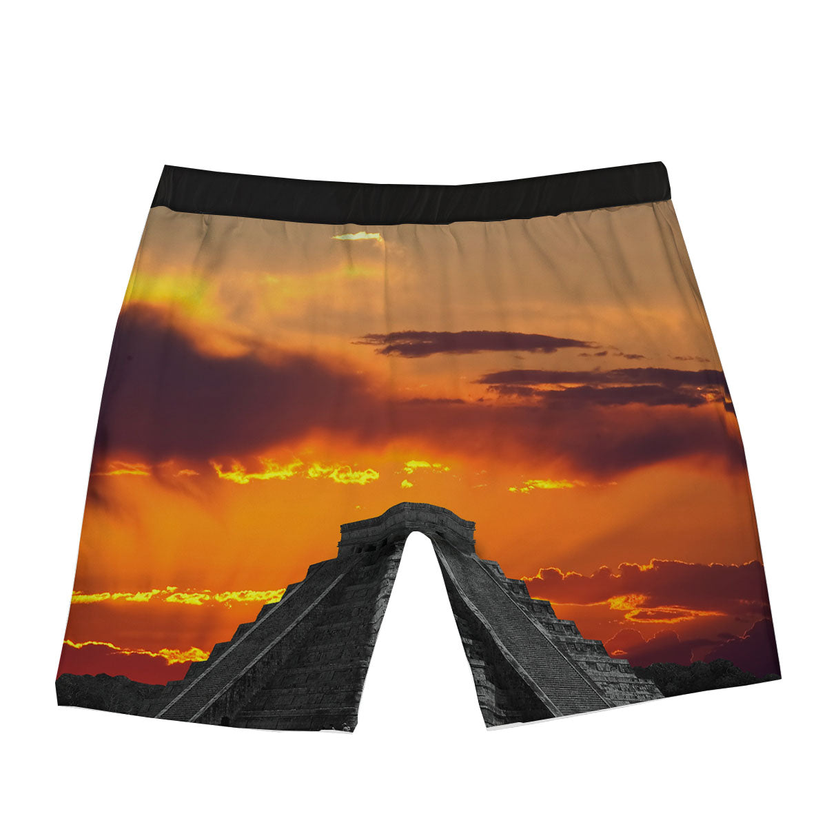Civilization Mayan Print Boxer Briefs-grizzshop