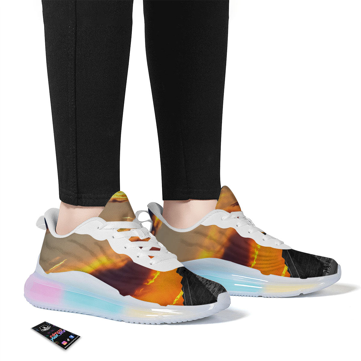 Civilization Mayan Print Running Sneakers-grizzshop