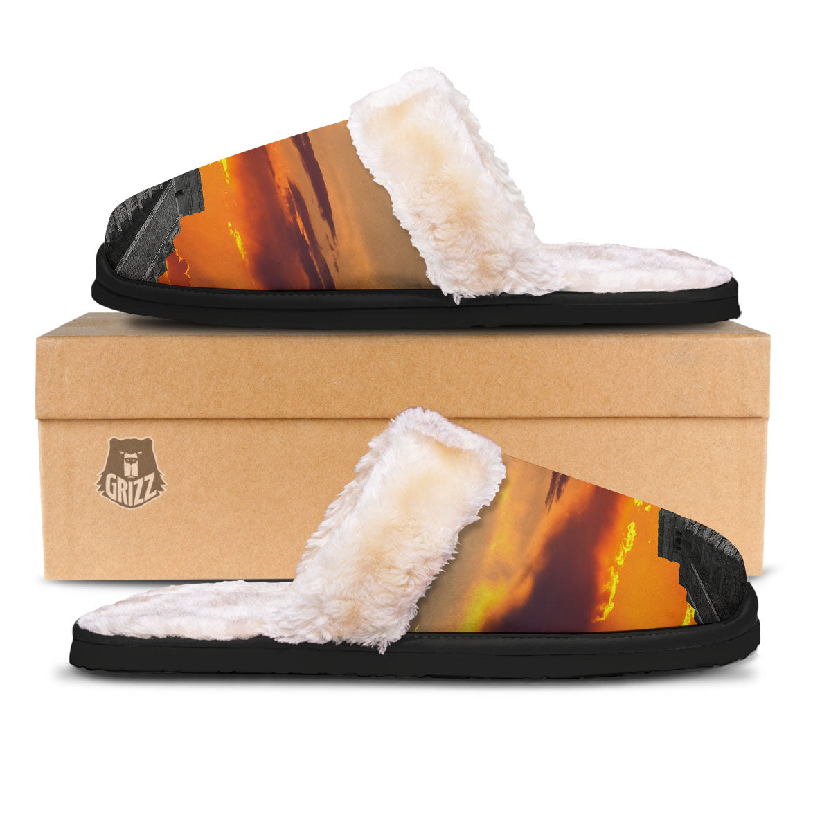 Civilization Mayan Print Slippers-grizzshop