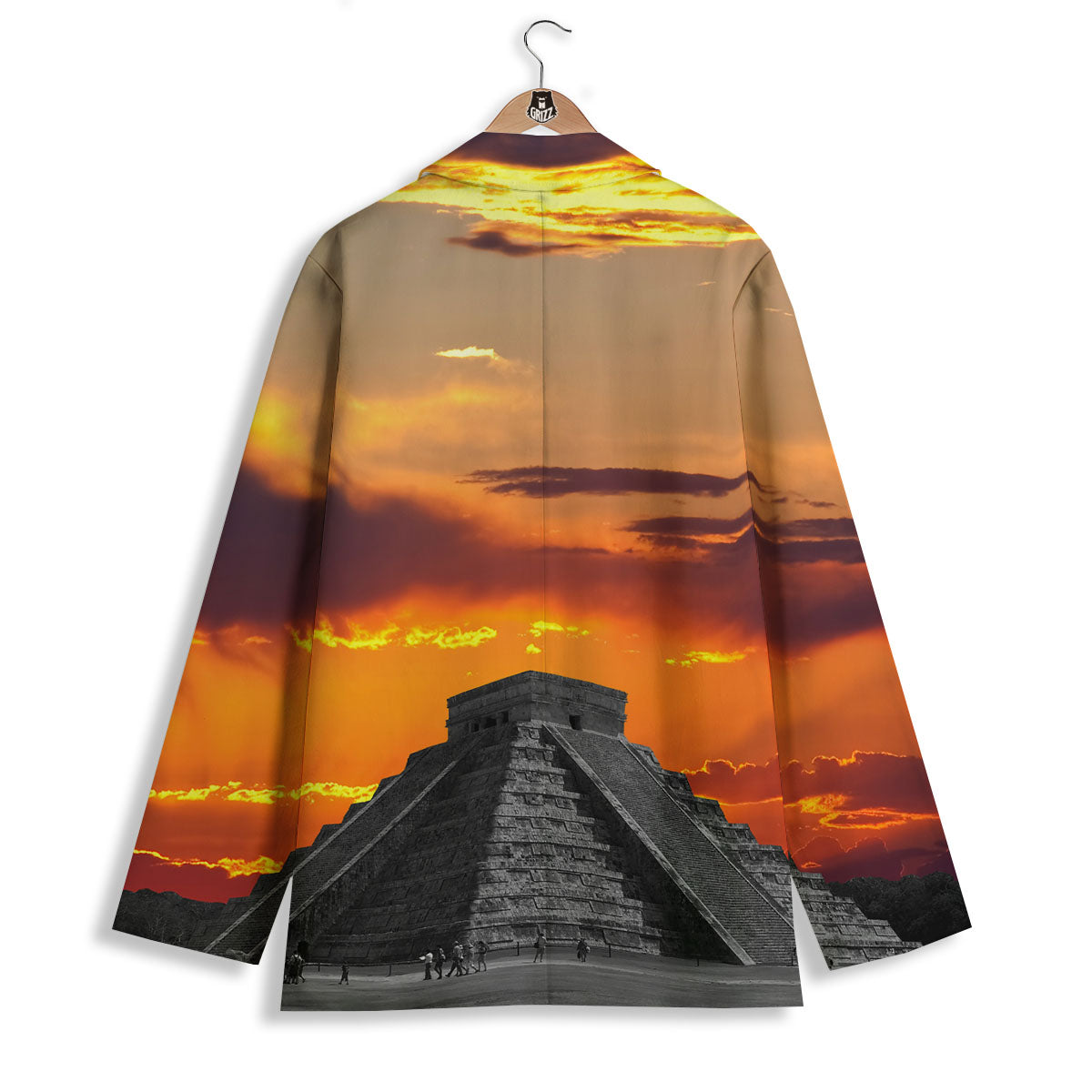 Civilization Mayan Print Women's Blazer-grizzshop