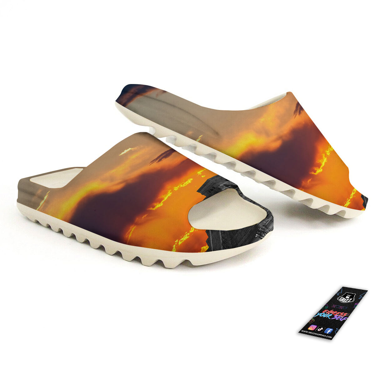 Civilization Mayan Print Sandals-grizzshop