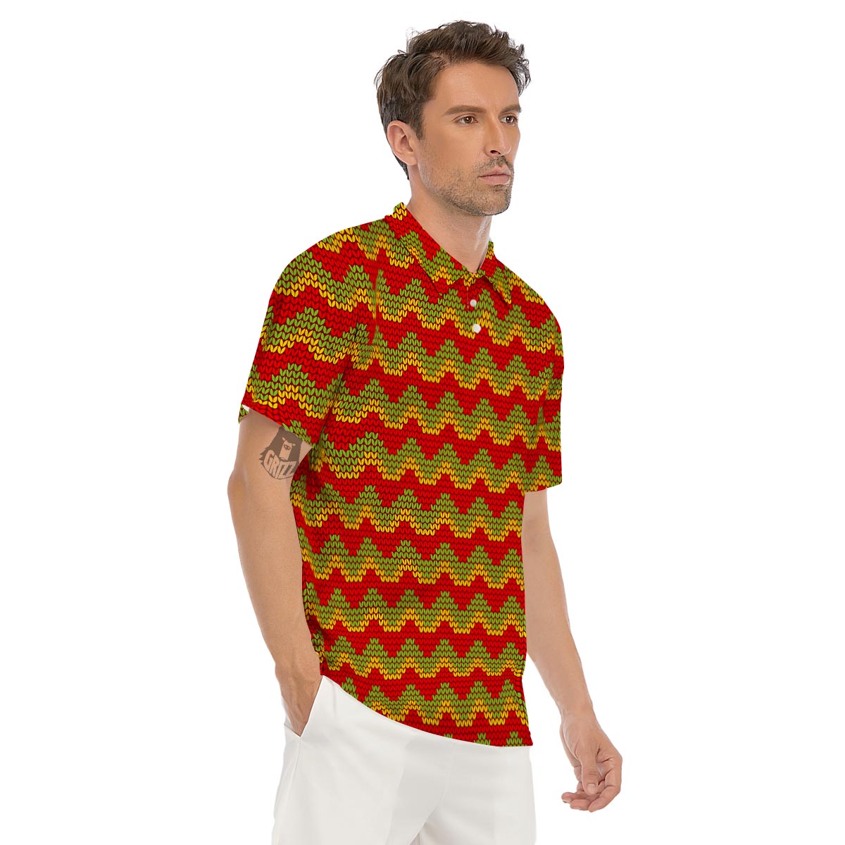 Classic Reggae Men's Golf Shirts-grizzshop