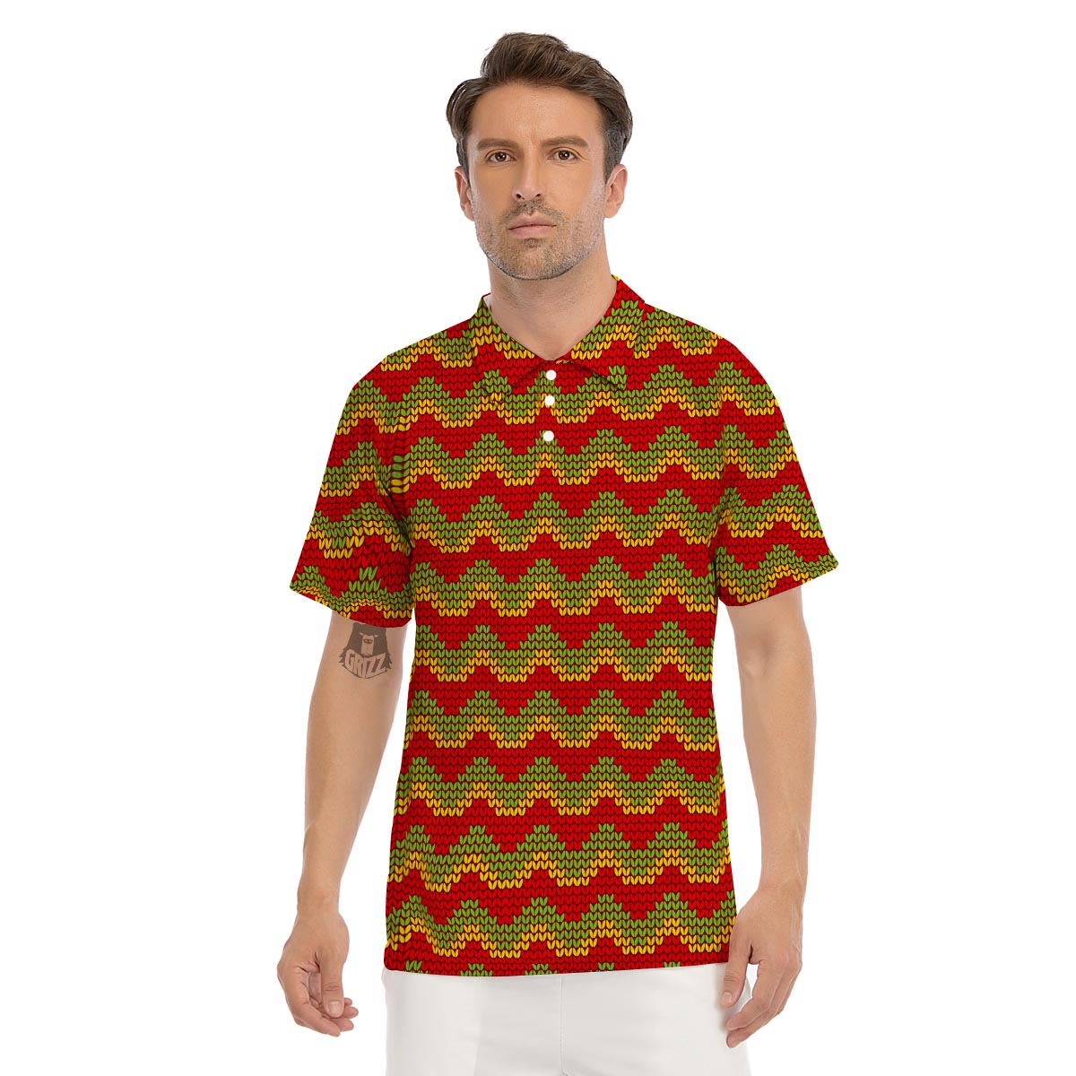 Classic Reggae Men's Golf Shirts-grizzshop