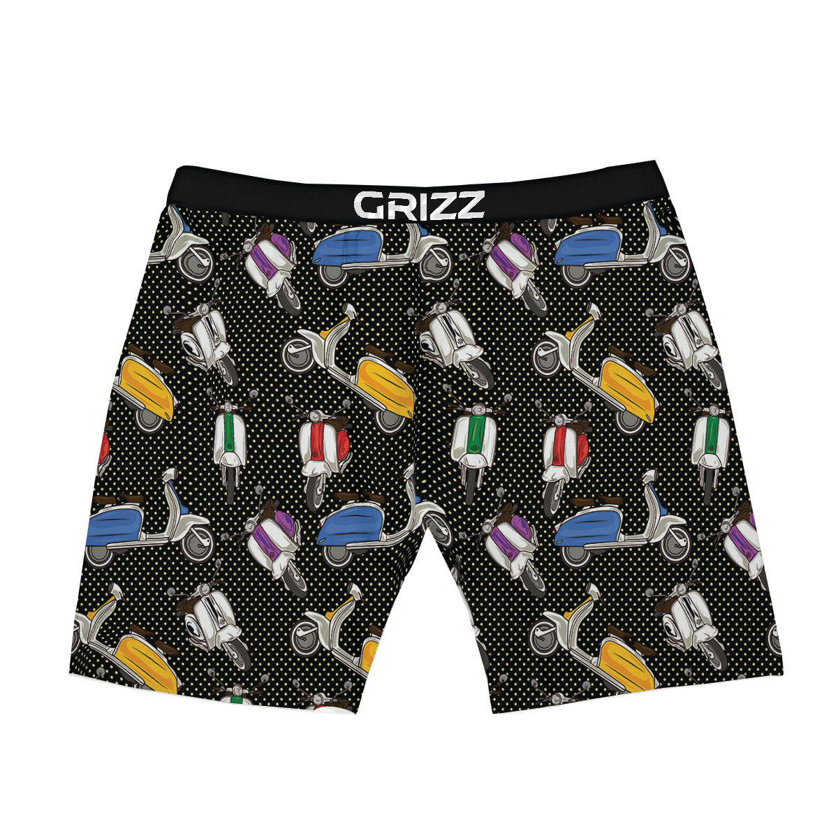 Classic Scooters Print Pattern Boxer Briefs-grizzshop
