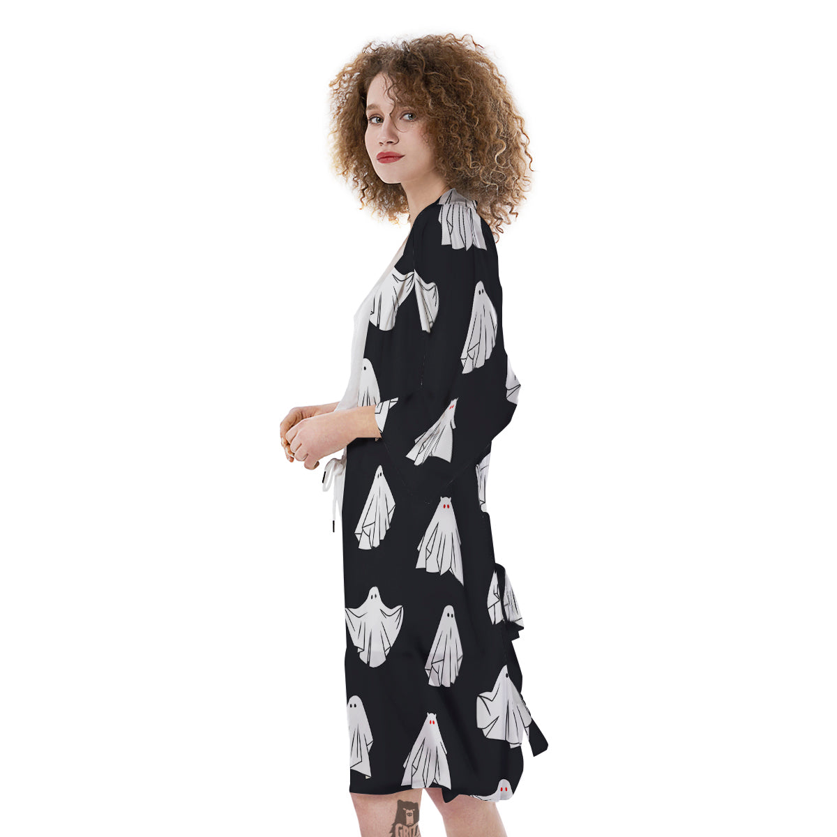 Cloth Ghosts Cartoon Print Pattern Kimono-grizzshop