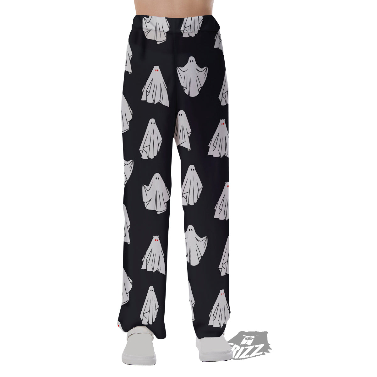 Cloth Ghosts Cartoon Print Pattern Pajama Pants-grizzshop