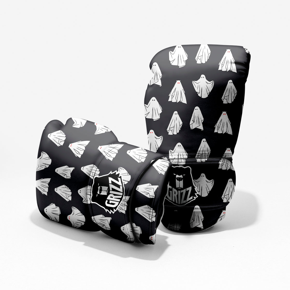 Cloth Ghosts Cartoon Print Pattern Pro Boxing Glove