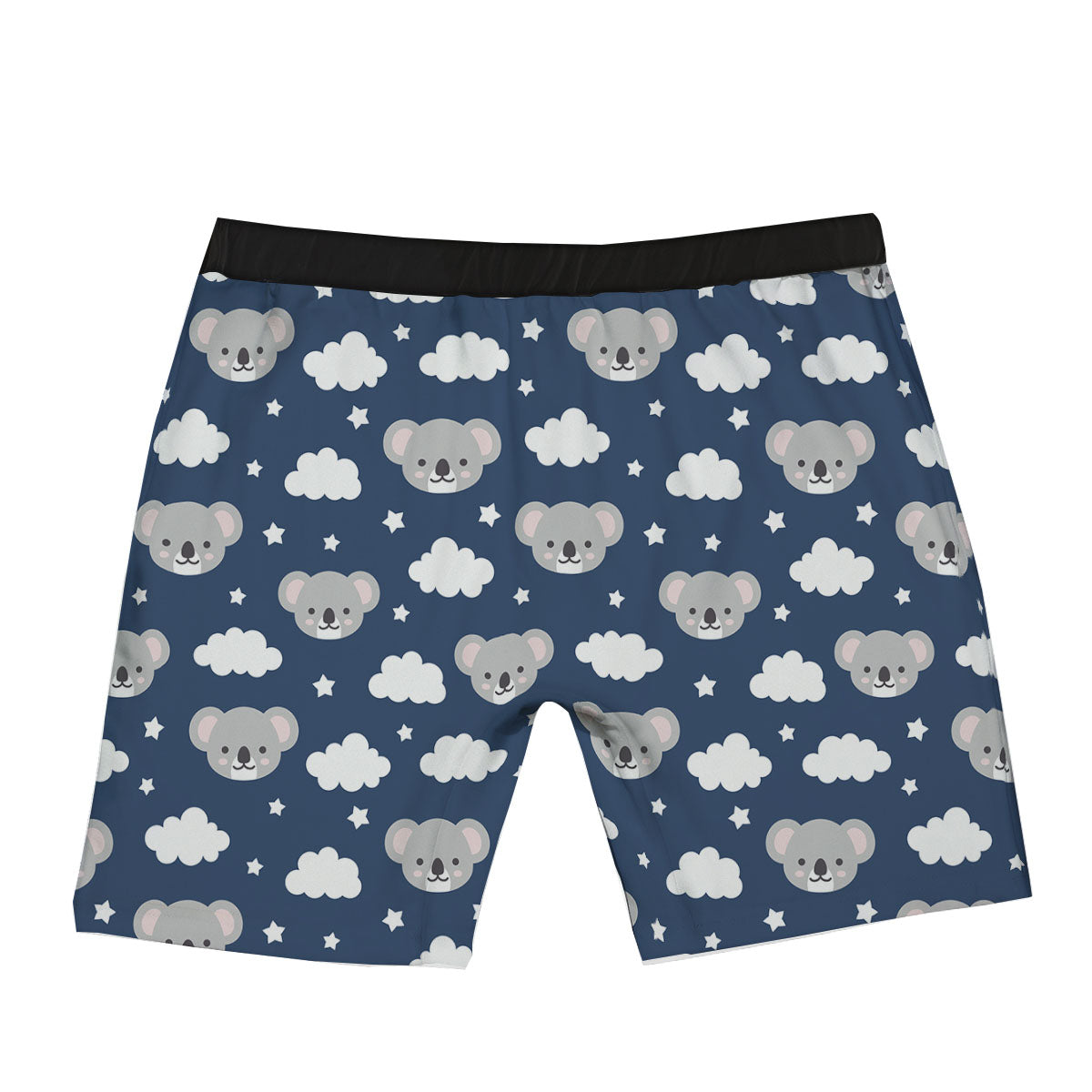 Cloud And Koala Bear Print Pattern Boxer Briefs-grizzshop