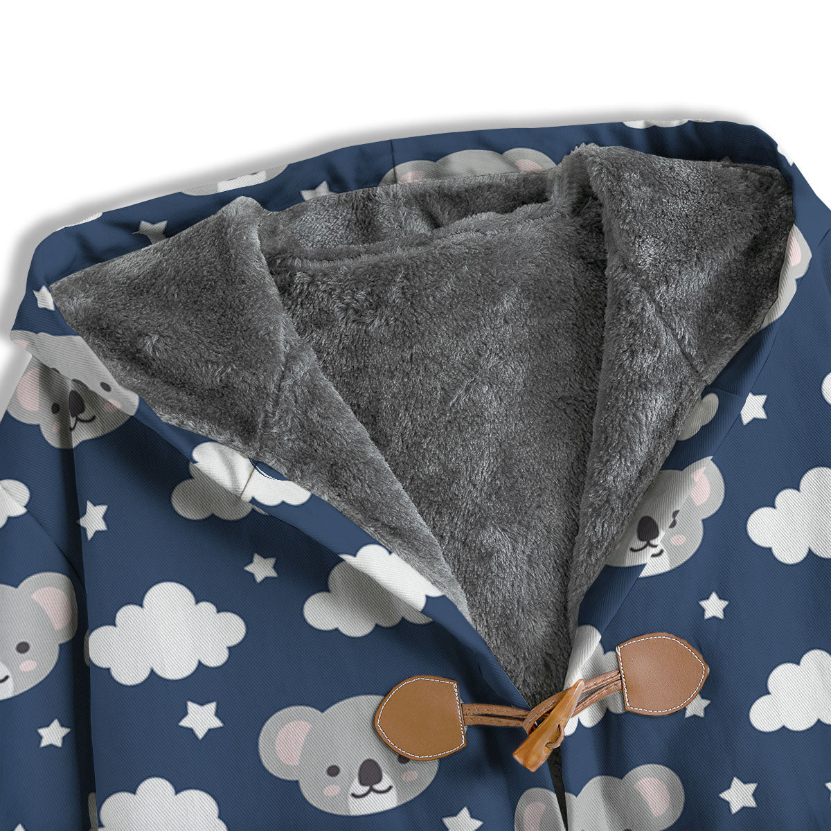 Cloud And Koala Bear Print Pattern Men's Windbreaker Jacket-grizzshop