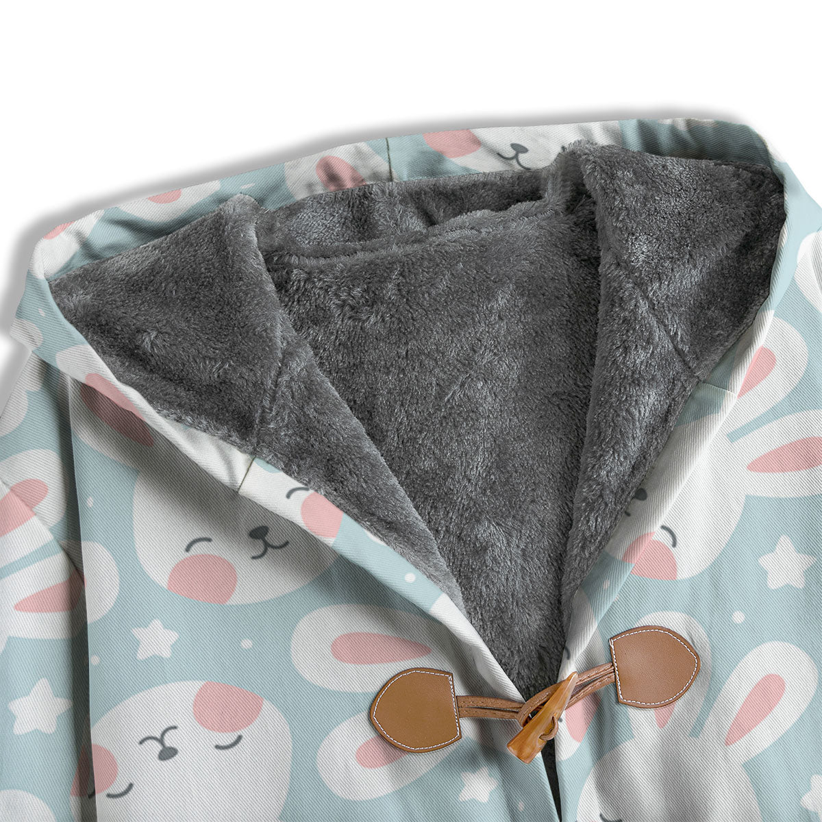 Cloud And Rabbit Print Pattern Men's Windbreaker Jacket-grizzshop