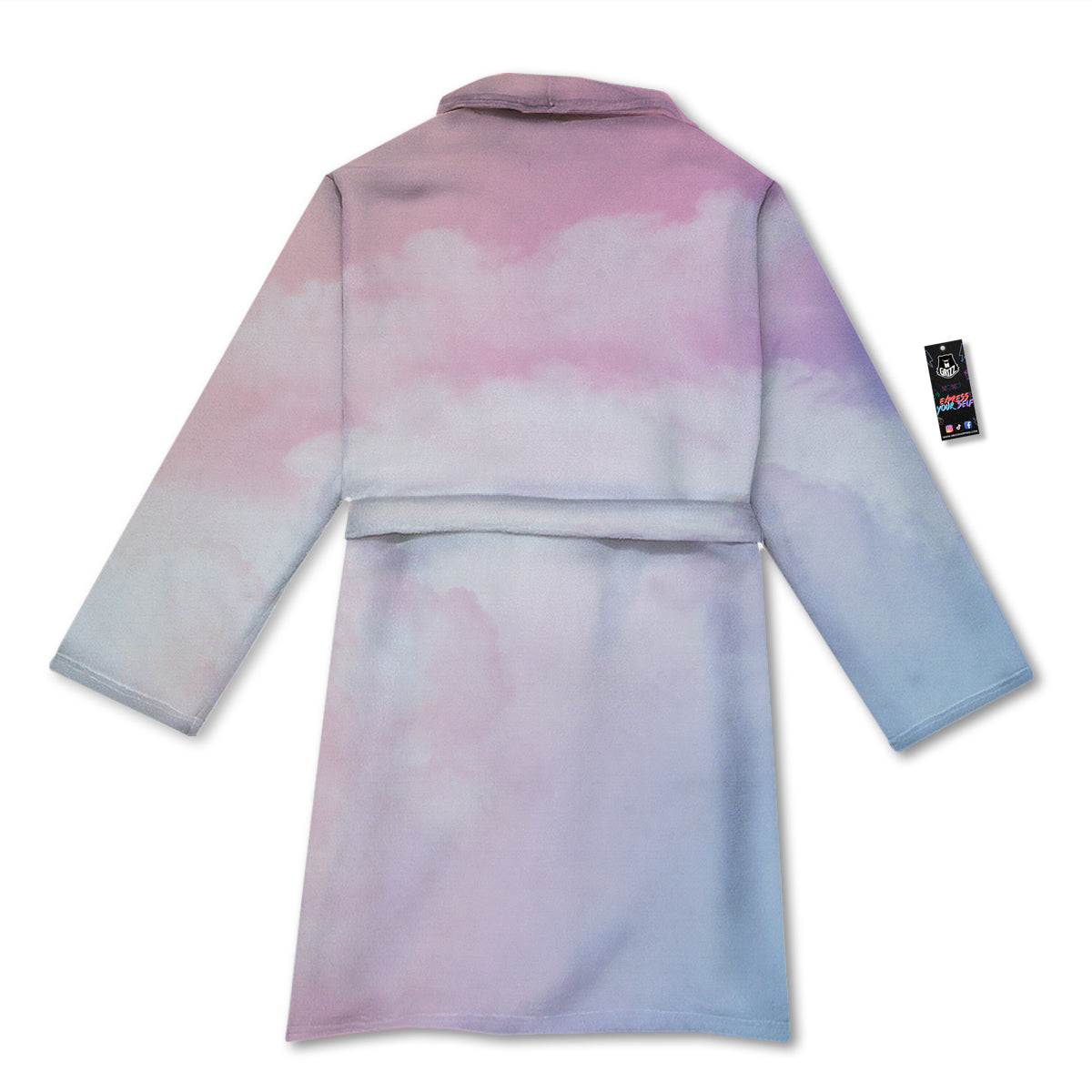 Cloud Coloful Print Bathrobe-grizzshop