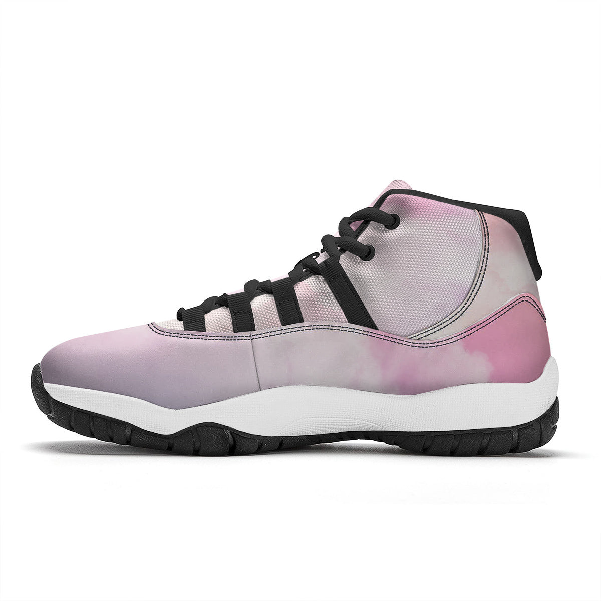 Cloud Coloful Print Black Bball Shoes-grizzshop