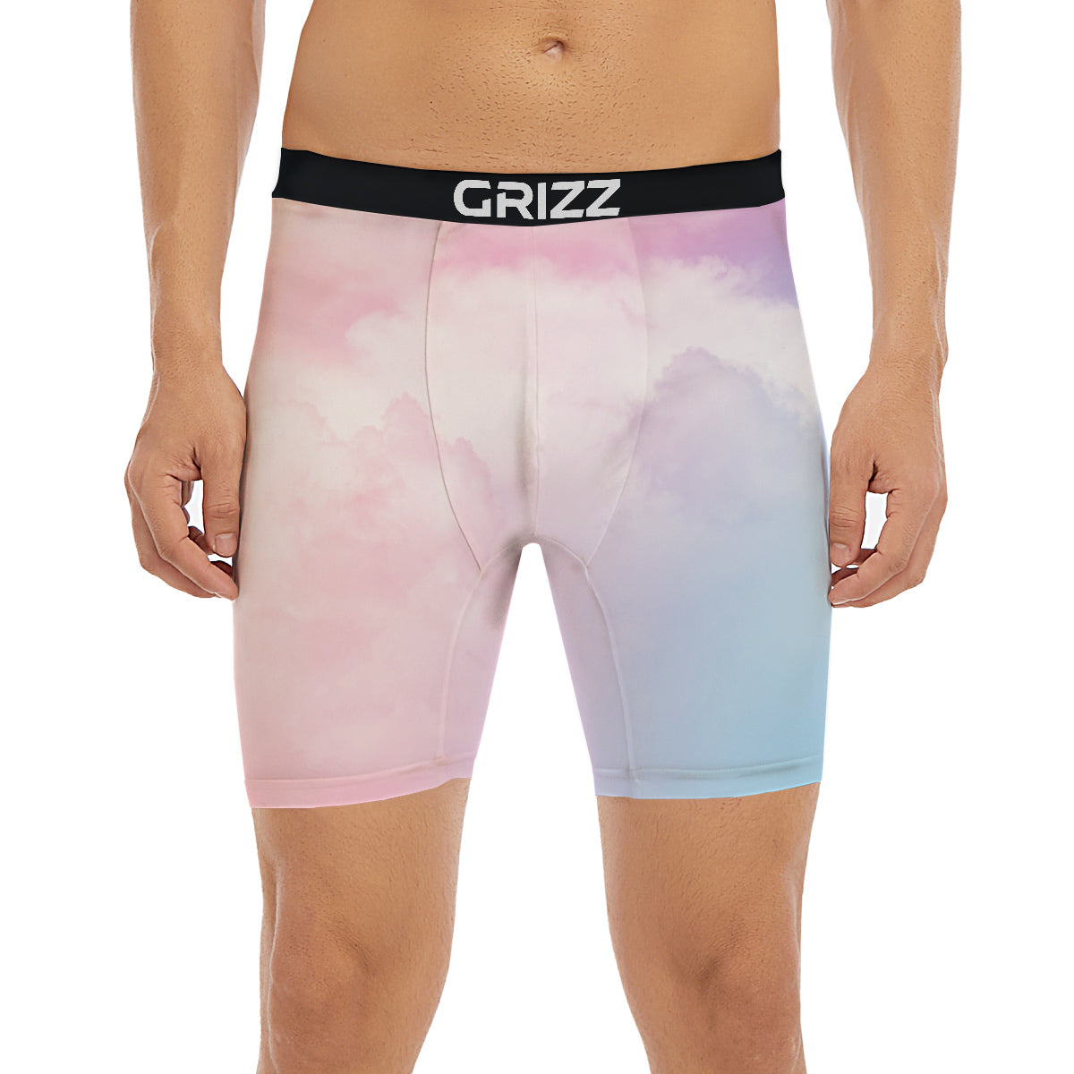 Cloud Coloful Print Boxer Briefs-grizzshop