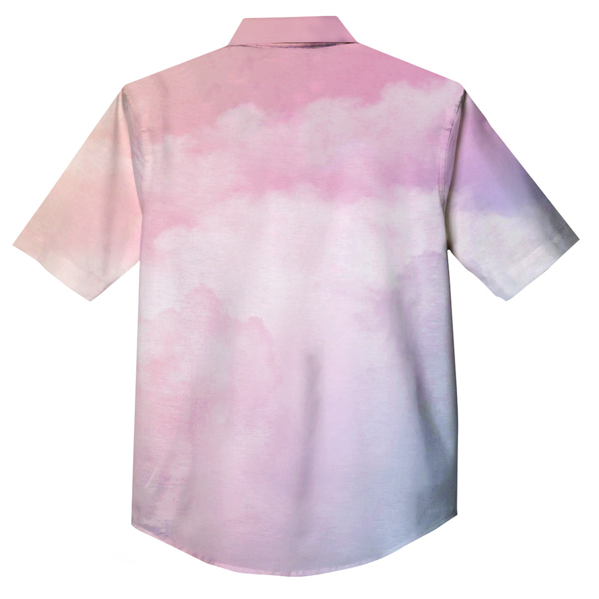 Cloud Coloful Print Button Up Shirt-grizzshop