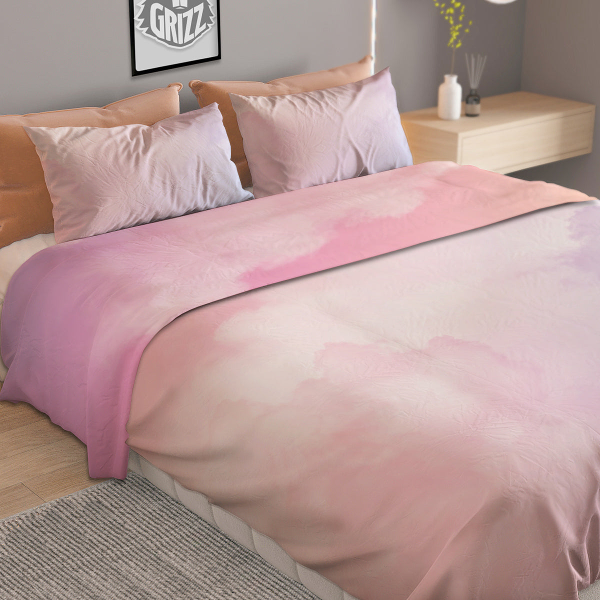Digital Camo Desert Print Pattern Duvet Cover Bedding Set