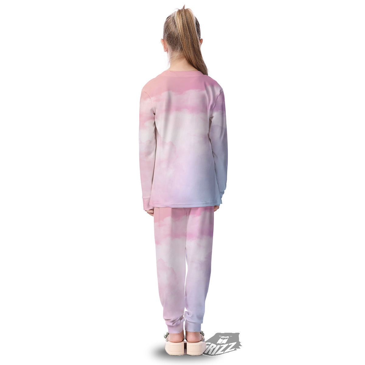 Cloud Coloful Print Kid's Pajamas-grizzshop