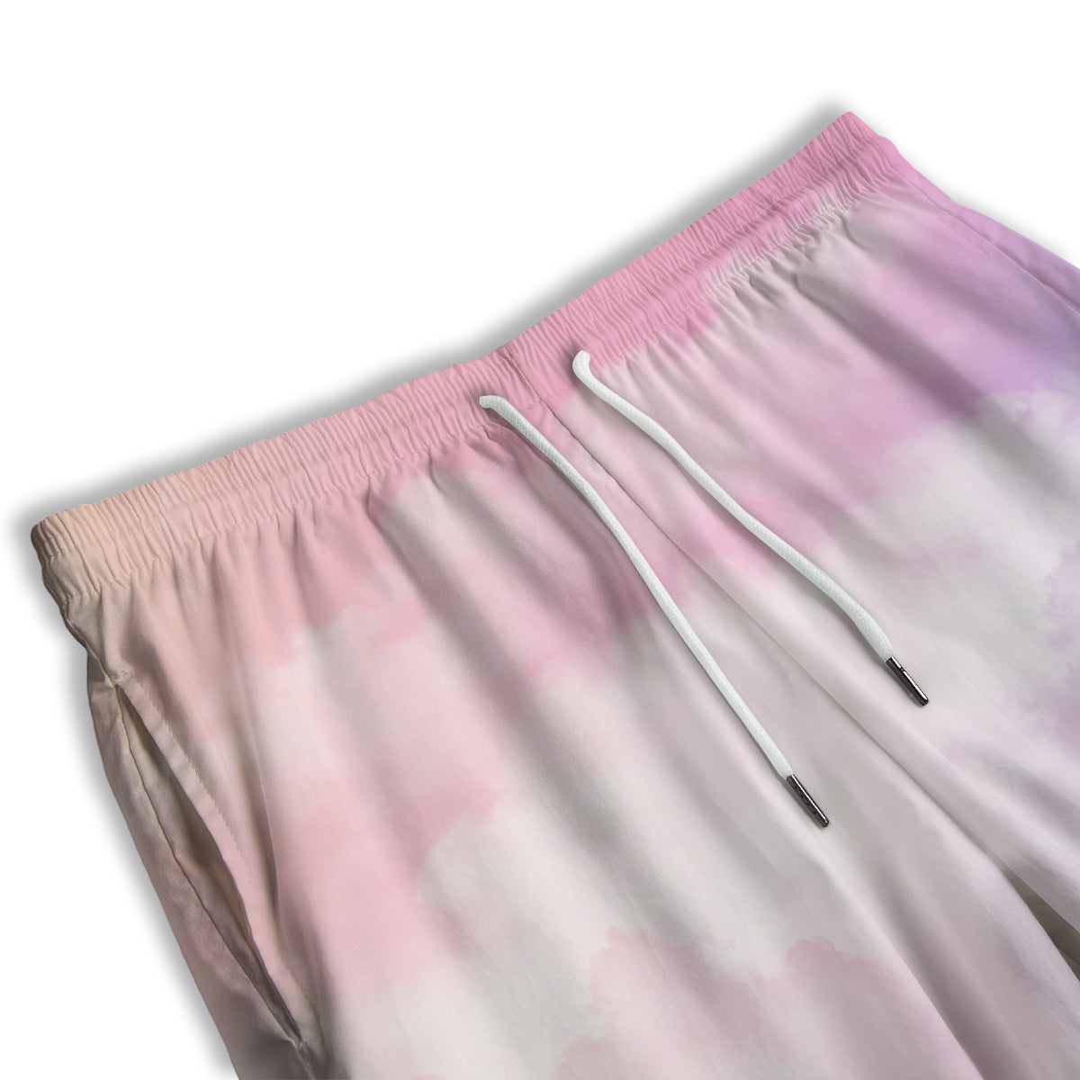 Cloud Coloful Print Men's Athletic Shorts