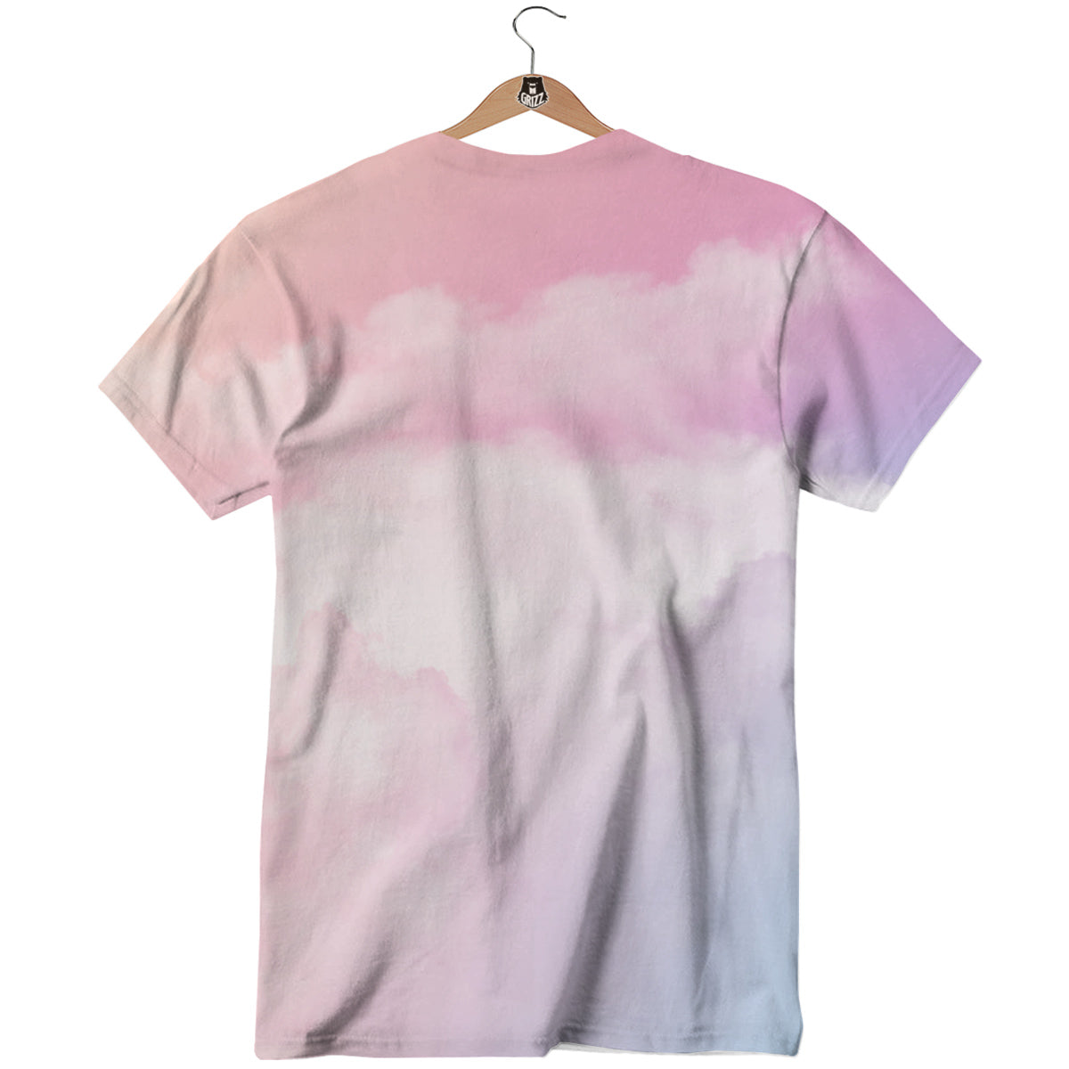 Cloud Coloful Print T-Shirt-grizzshop