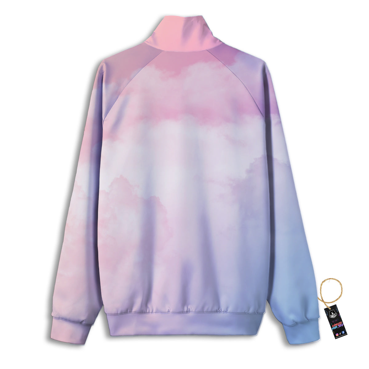 Cloud Coloful Print Track Jacket-grizzshop
