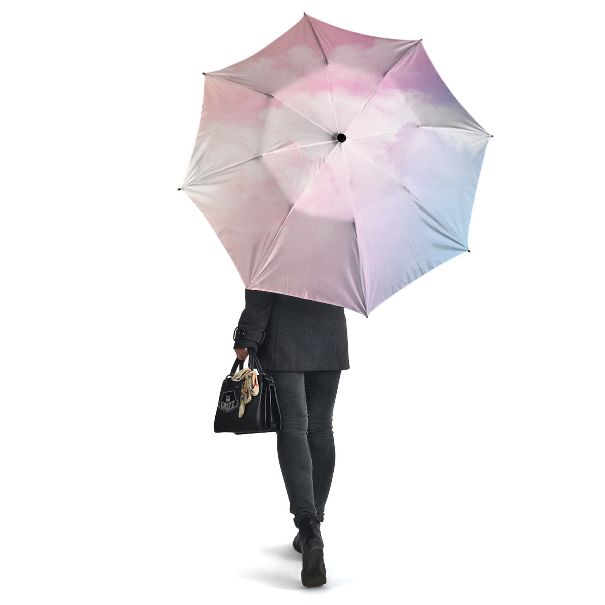 Cloud Coloful Print Umbrella-grizzshop