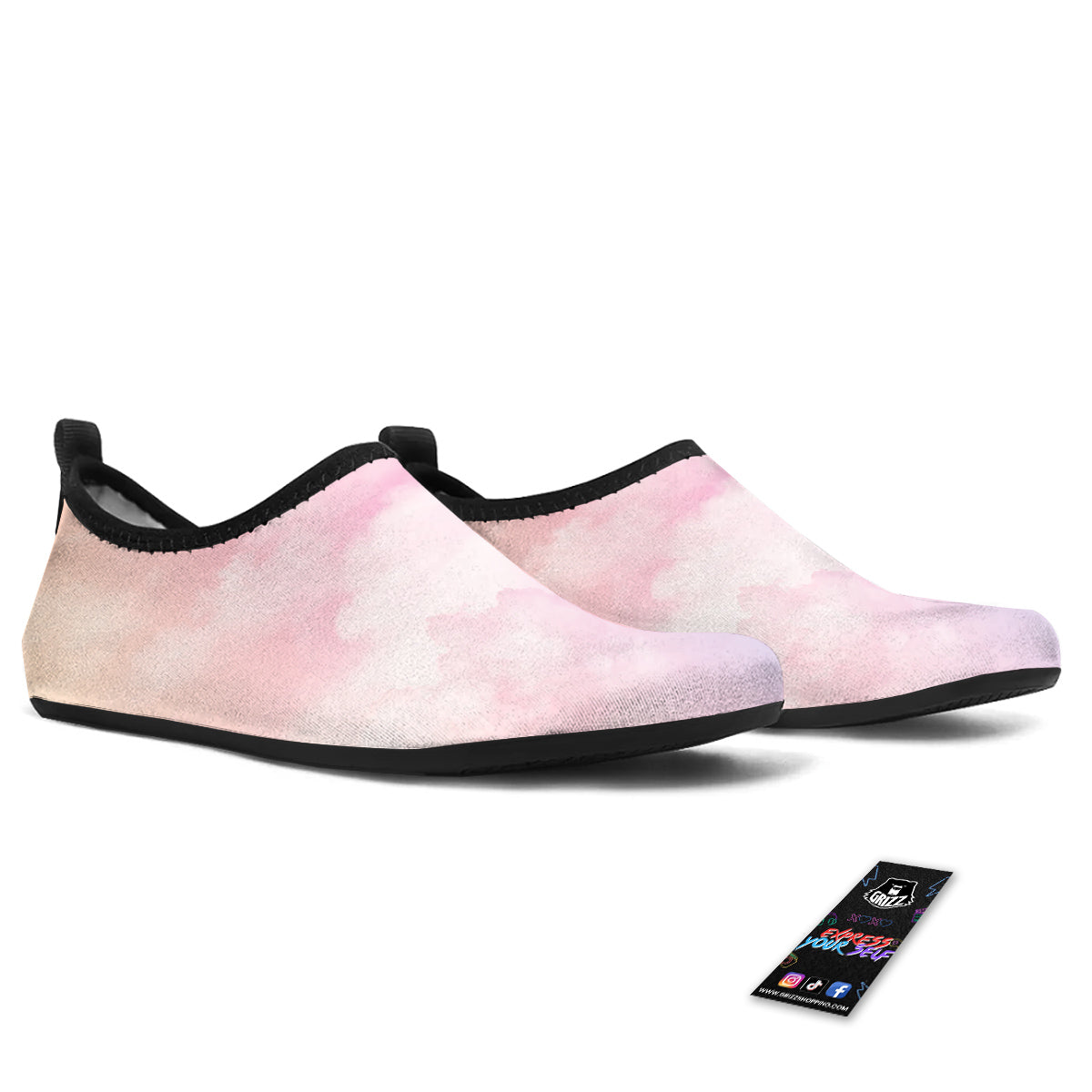 Cloud Coloful Print Water Shoes-grizzshop