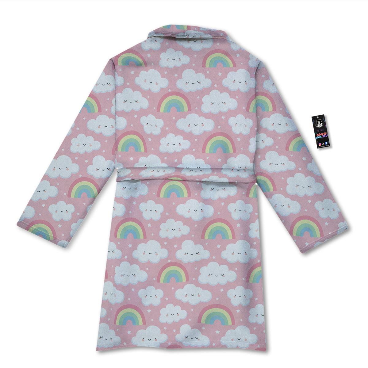 Cloud Cute Print Pattern Bathrobe-grizzshop