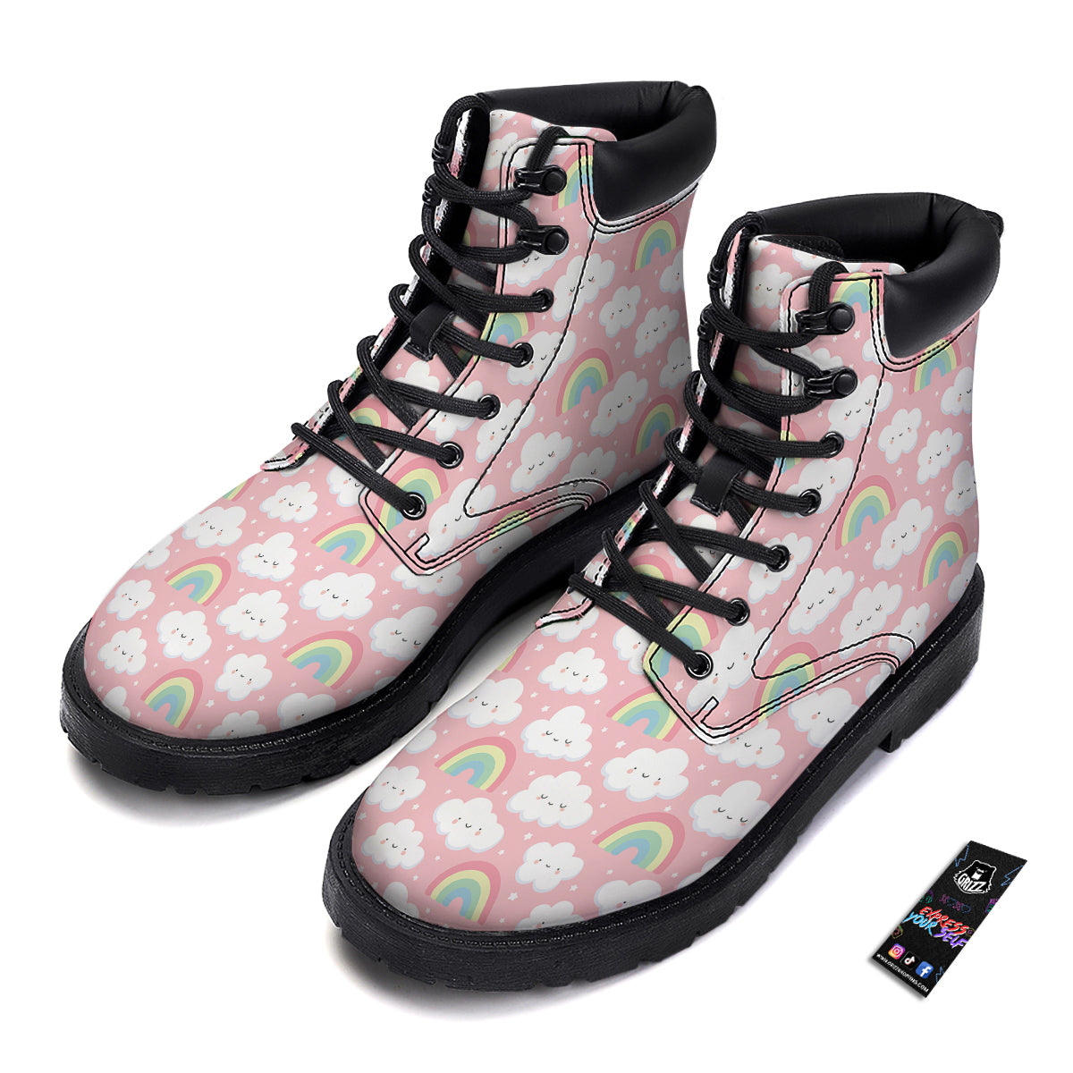 Cloud Cute Print Pattern Boots-grizzshop