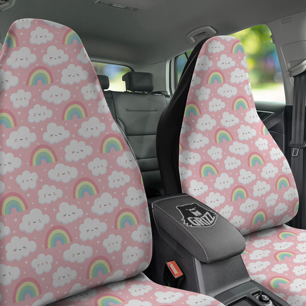 Cloud Cute Print Pattern Car Seat Covers-grizzshop
