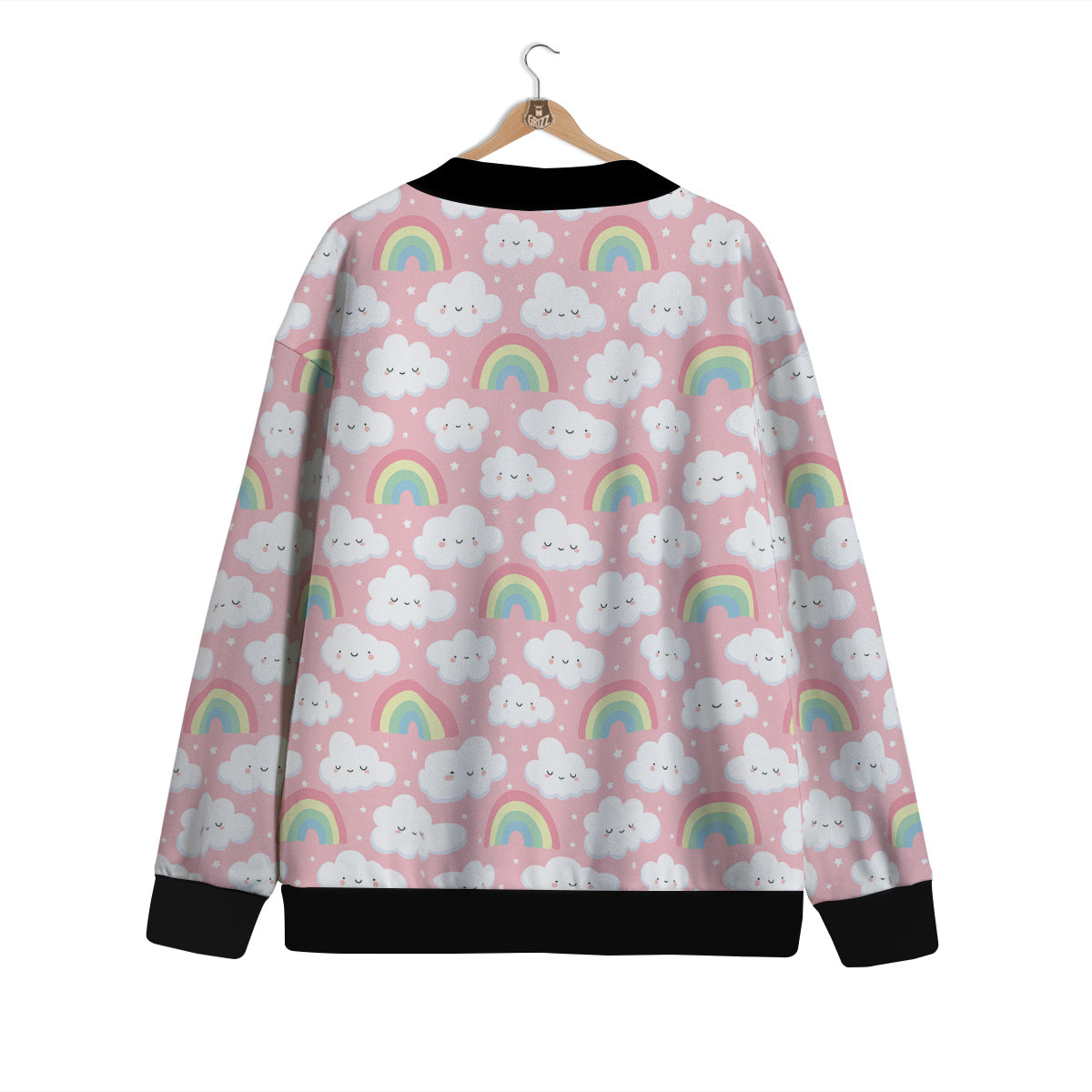 Cloud Cute Print Pattern Cardigan-grizzshop