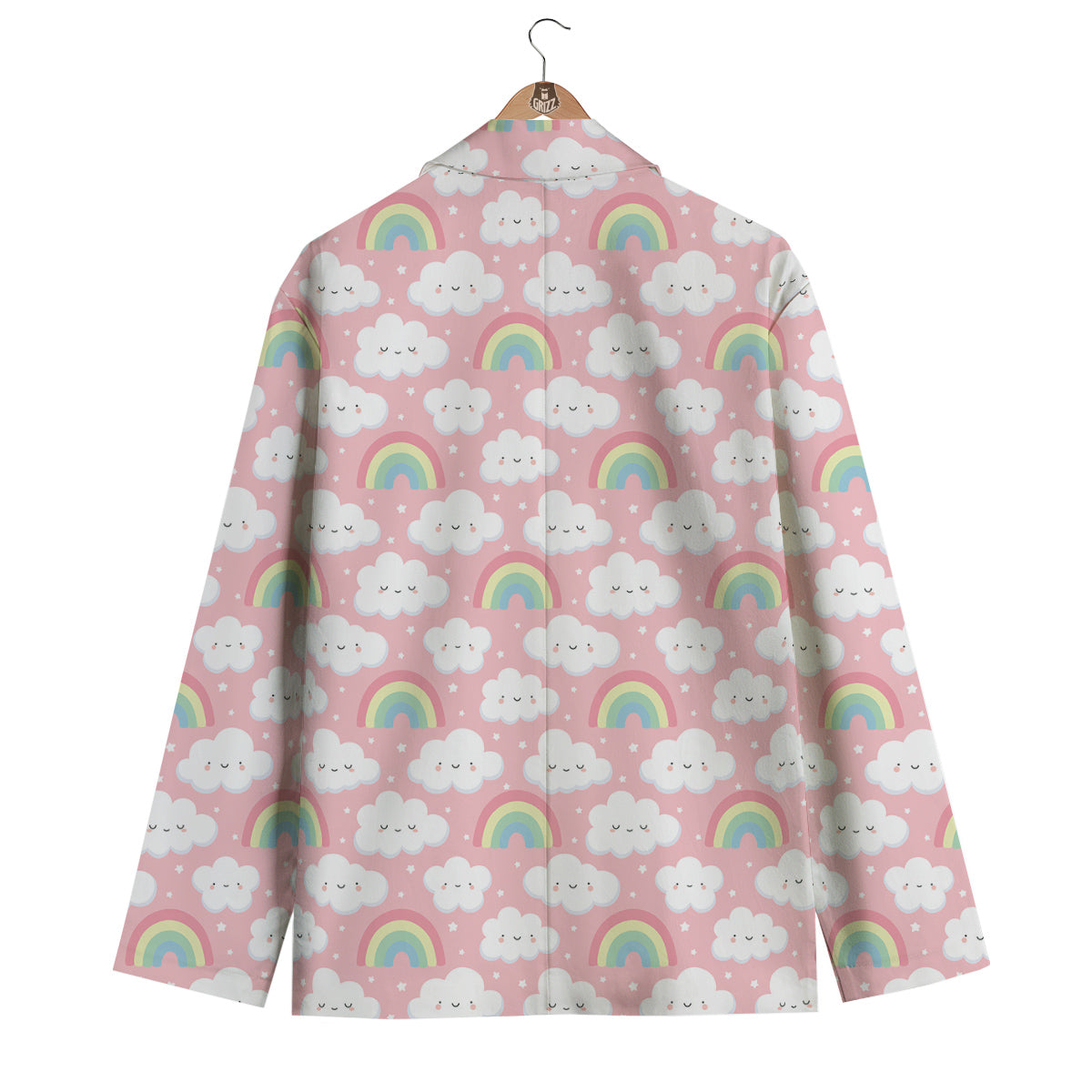 Cloud Cute Print Pattern Men's Blazer-grizzshop