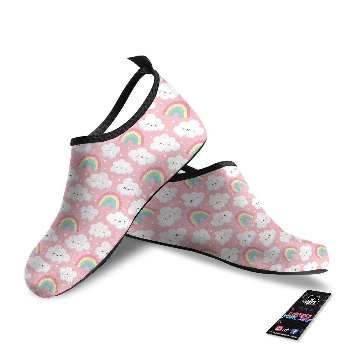 Cloud Cute Print Pattern Water Shoes-grizzshop