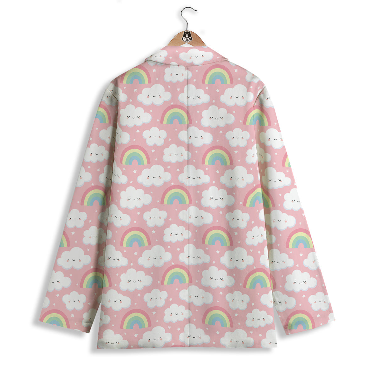 Cloud Cute Print Pattern Women's Blazer-grizzshop