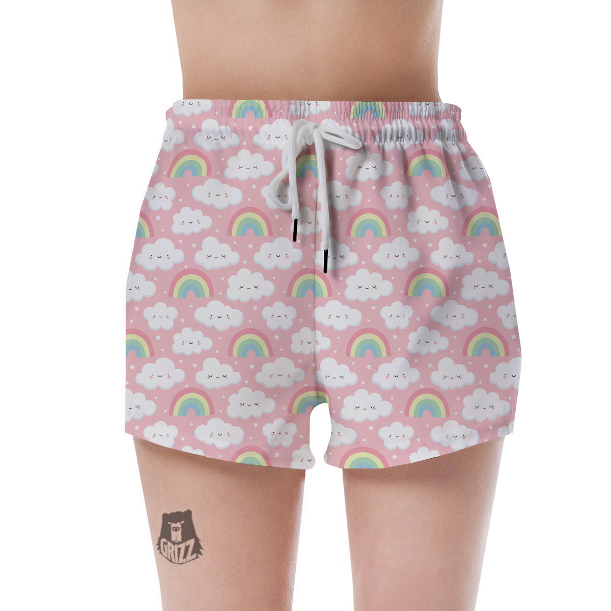Cloud Cute Print Pattern Women's Shorts-grizzshop