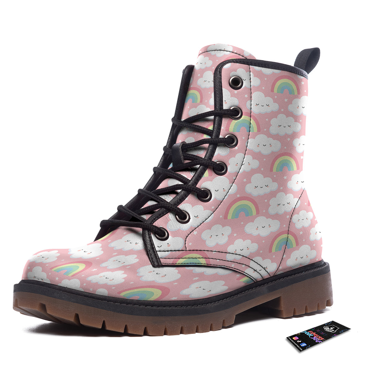 Cloud Cute Print Pattern Work Boots-grizzshop