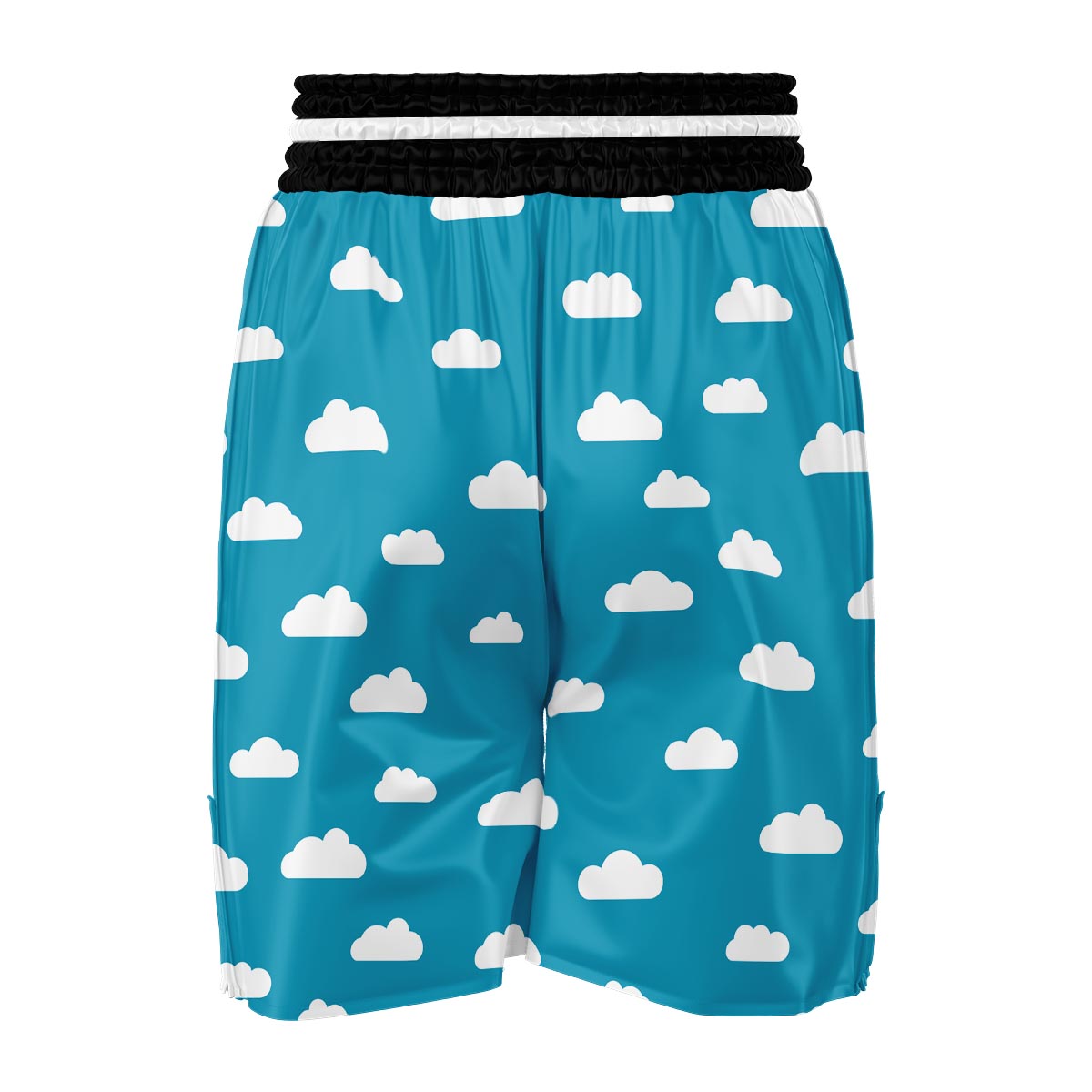 Cloud Print Pattern Boxing Shorts-grizzshop