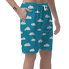 Cloud Print Pattern Men's Shorts-grizzshop