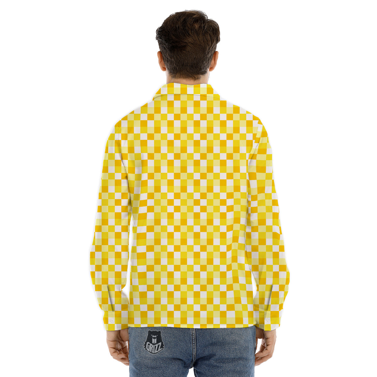 Cloud Sky Print Men's Dress Shirts-grizzshop