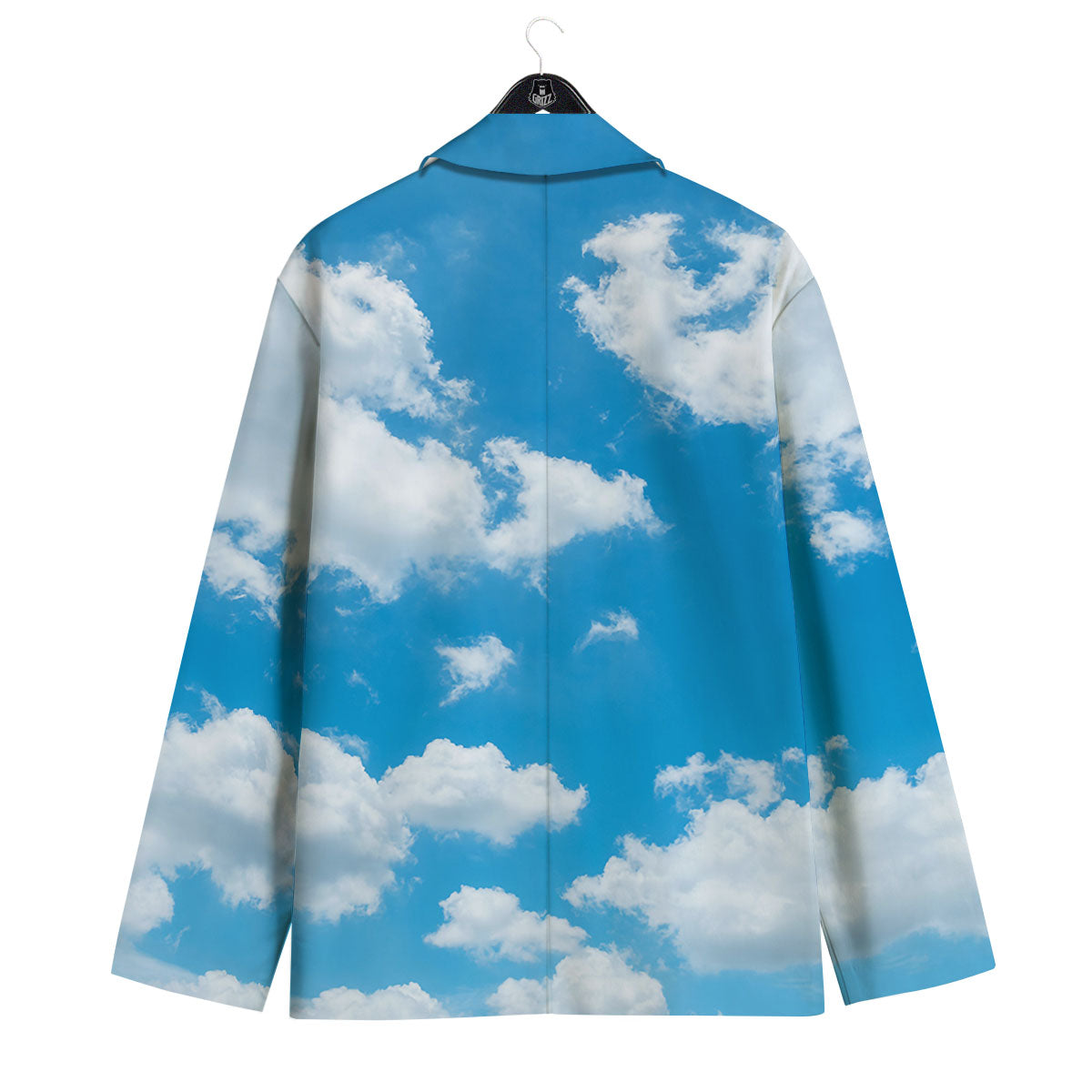 Cloud Sky Print Men's Sport Coat-grizzshop