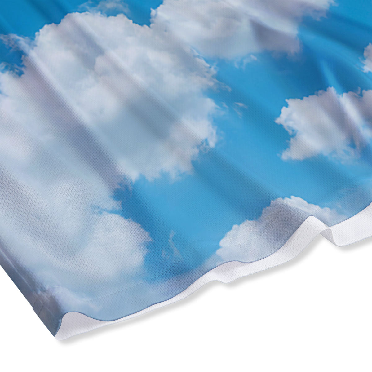 Cloud Sky Print Mesh Shorts