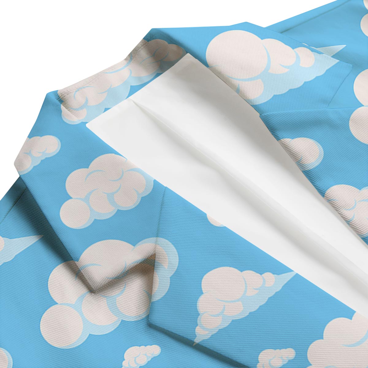 Cloud Sky Print Pattern Men's Blazer-grizzshop