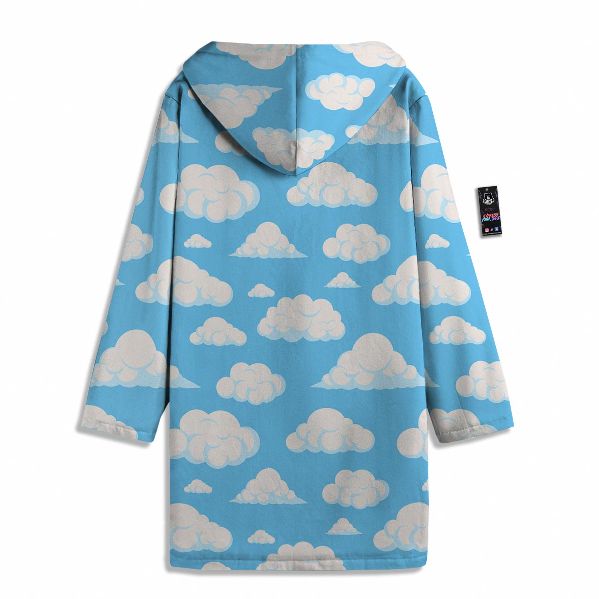 Cloud Sky Print Pattern Men's Windbreaker Jacket-grizzshop