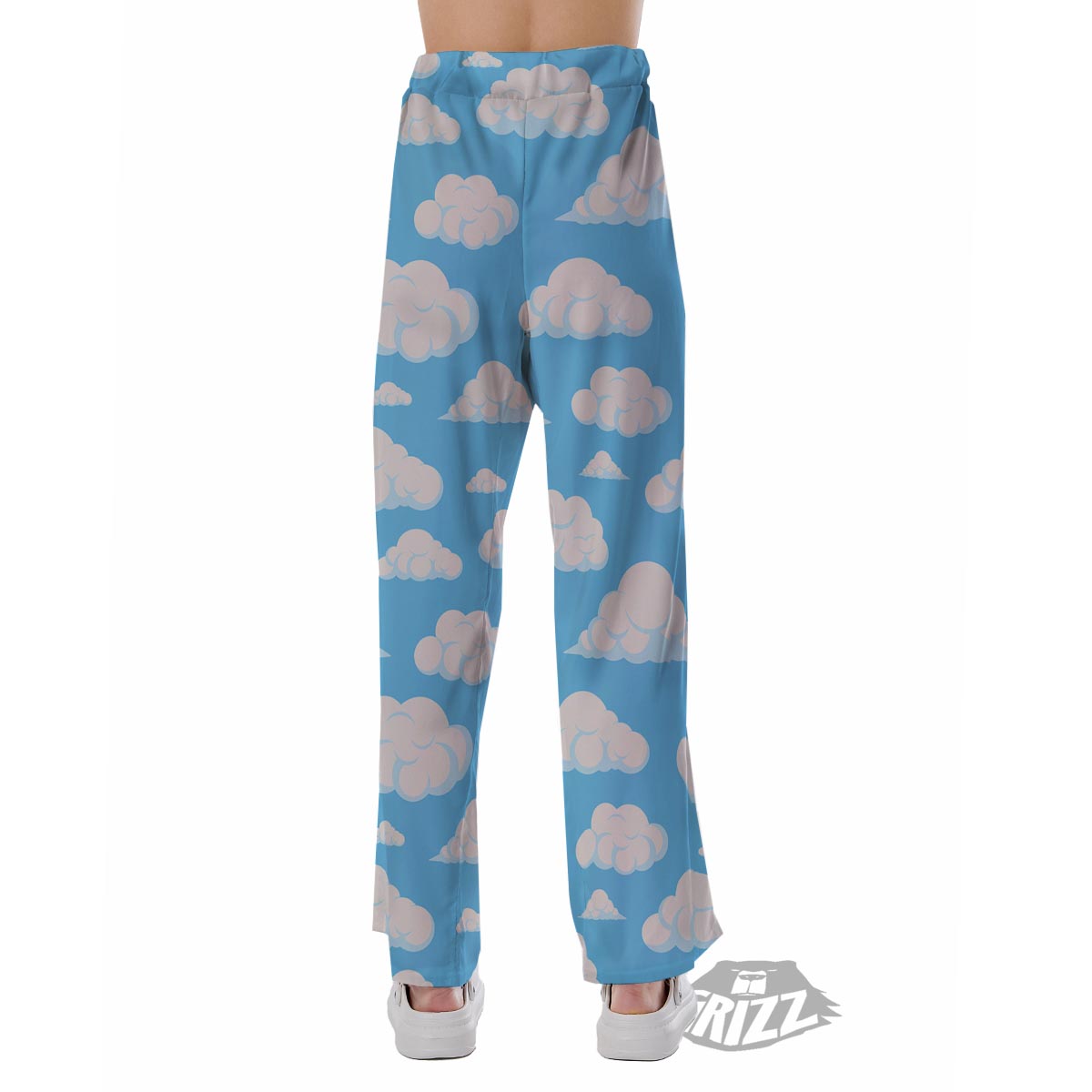 Cloud Sky Print Pattern Pajama Pants-grizzshop