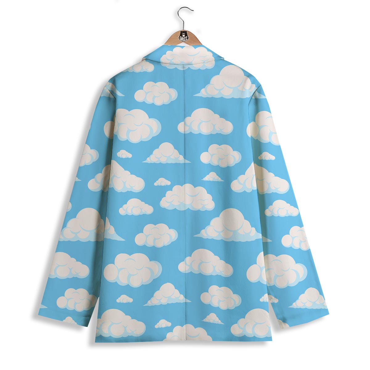Cloud Sky Print Pattern Women's Blazer-grizzshop