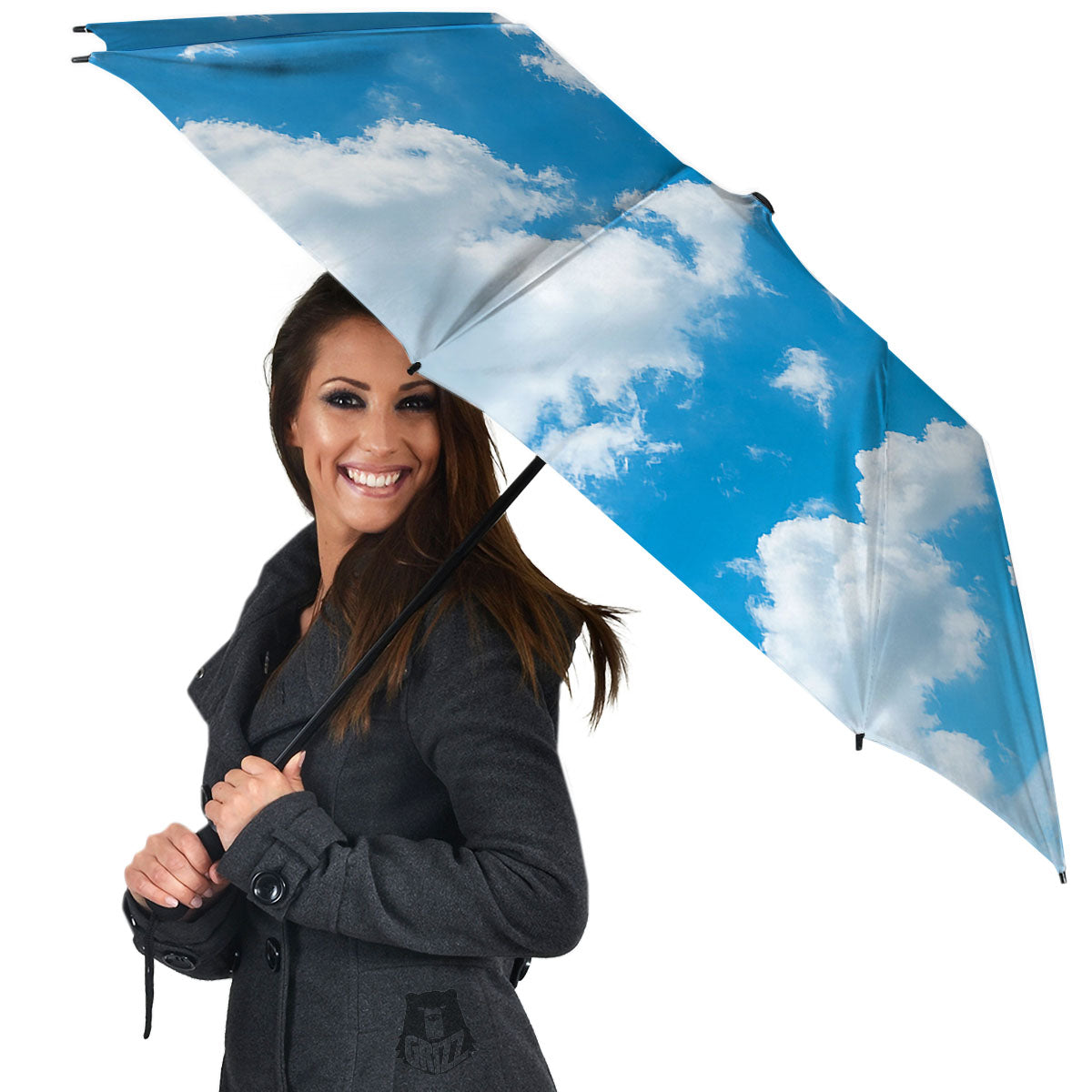 Cloud Sky Print Umbrella-grizzshop