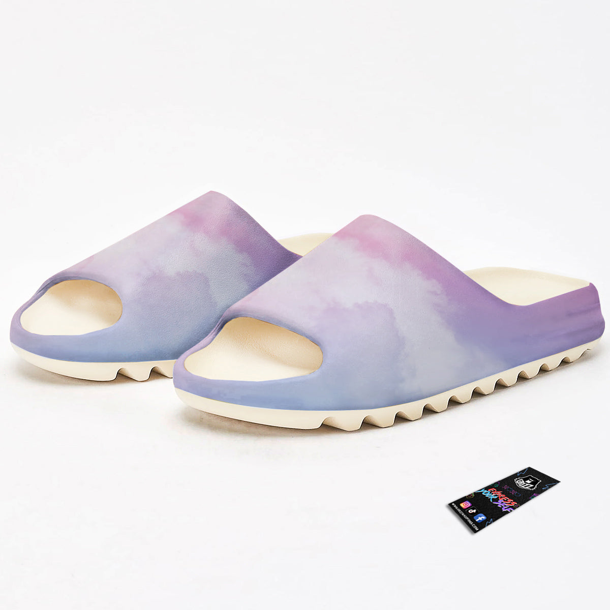 Cloud Coloful Print Sandals-grizzshop