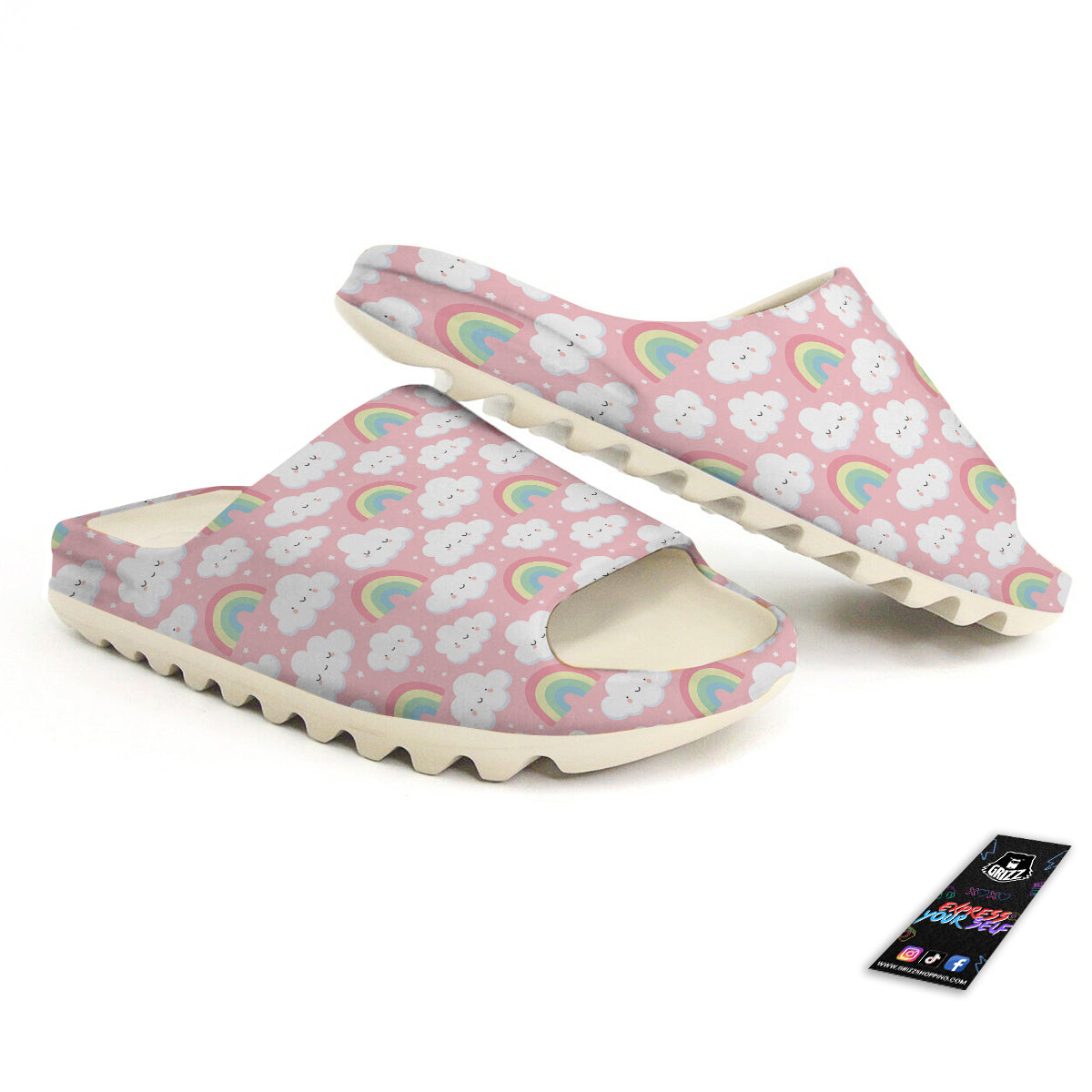 Cloud Cute Print Pattern Sandals-grizzshop