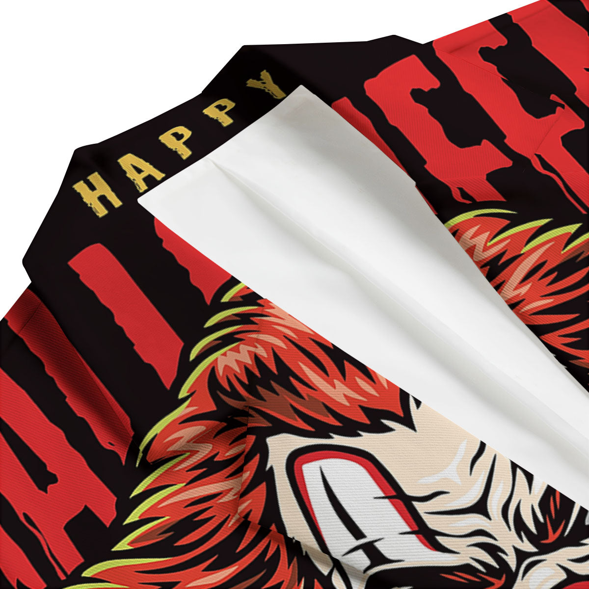 Clown Halloween Print Men's Blazer-grizzshop