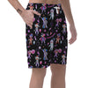 Clown Pattern Print Men's Shorts-grizzshop