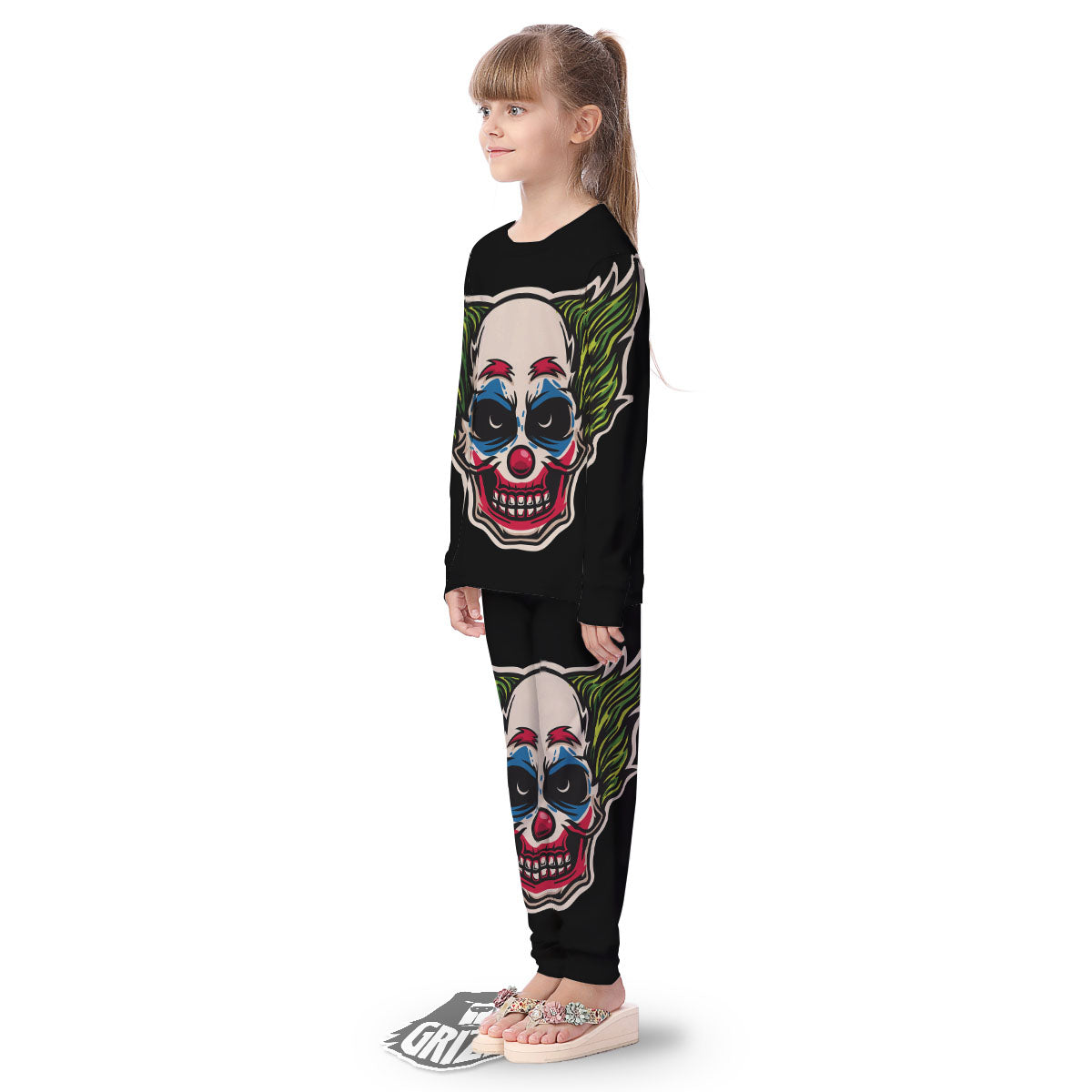 Clown Scary Cartoon Print Kid's Pajamas-grizzshop